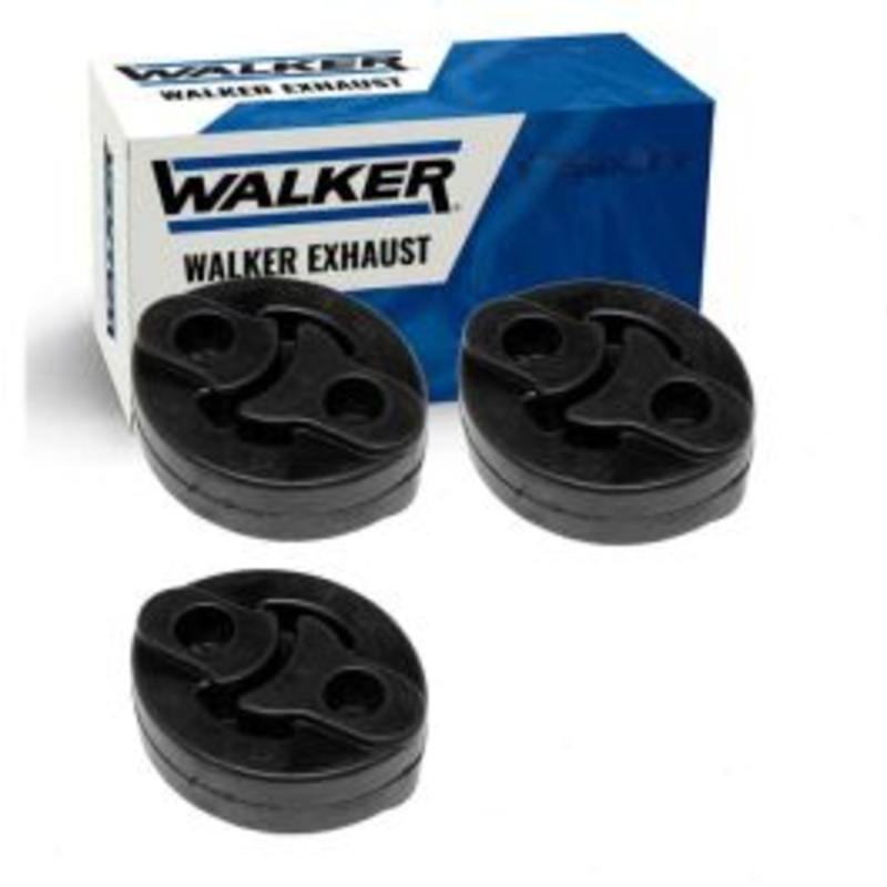 3 pc Walker Exhaust System Insulators for 1989-1998 Suzuki Sidekick 1.3L 1.6L 1.8L L4