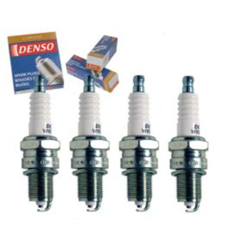4 pc DENSO Standard U-Groove Spark Plugs for 1993 Mazda B2200 2.2L L4