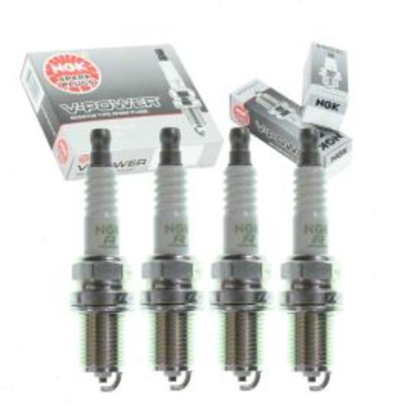 4 pc NGK V-Power Spark Plugs for 1993-1994 Dodge Colt 1.8L L4