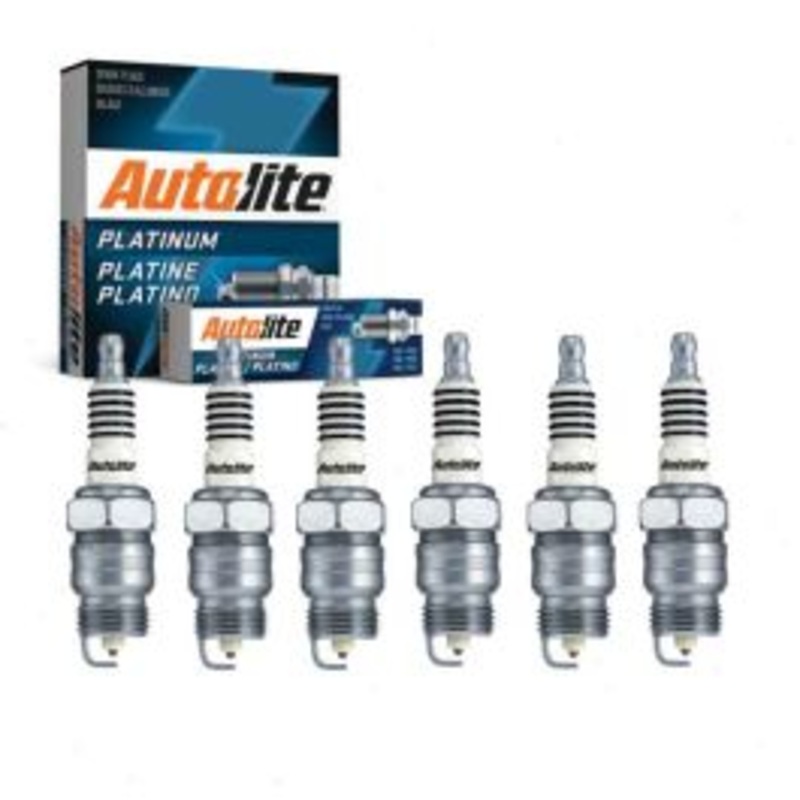 6 pc Autolite Platinum Spark Plug for 1965-1983 Ford F-100 3.9L 4.9L L6