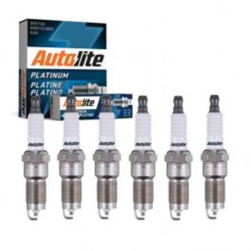 6 pc Autolite Platinum Spark Plug for 1984-1986 Mercury Capri 3.8L V6