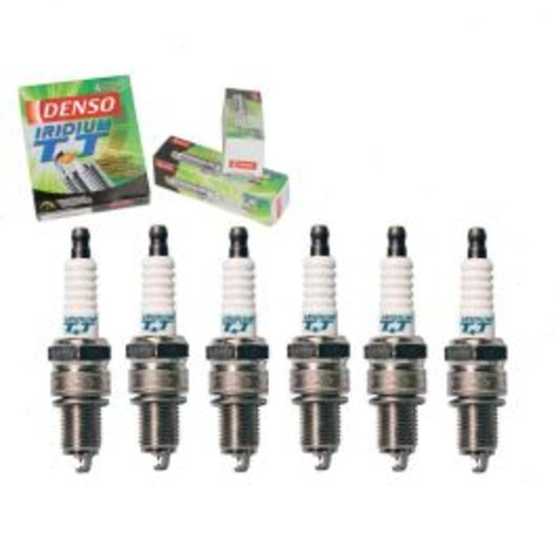 6 pc DENSO Iridium TT Spark Plugs for 1961-1967 Dodge D200 Series 3.7L L6