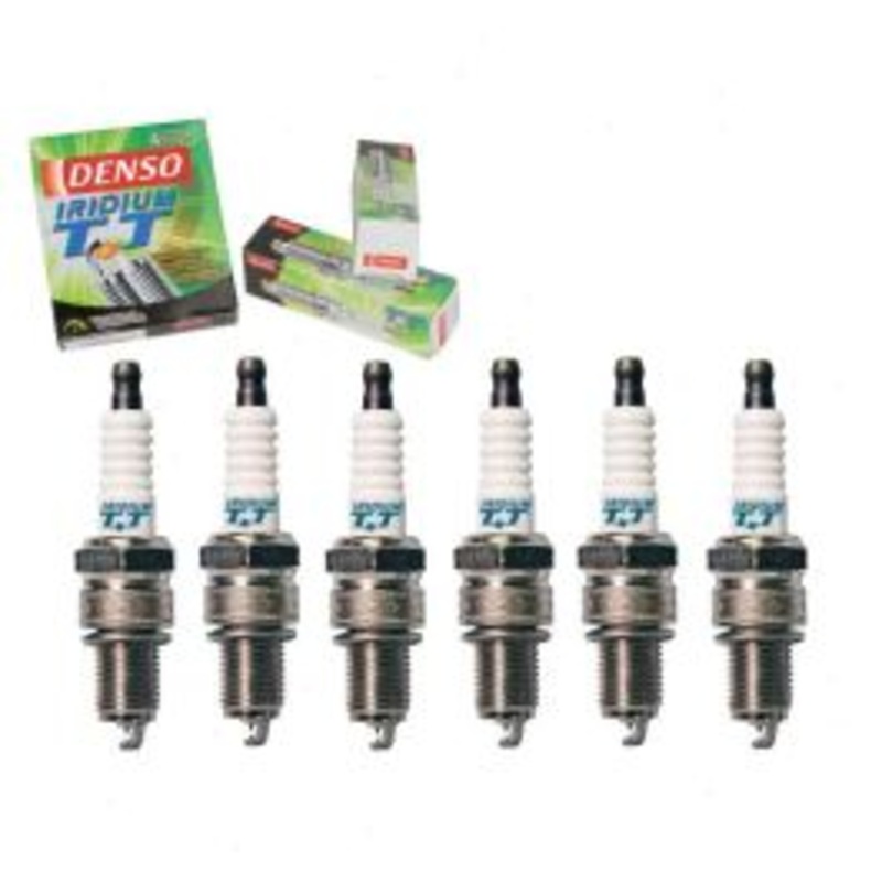 6 pc DENSO Iridium TT Spark Plugs for 1969 International M800 Navy 3.8L L6