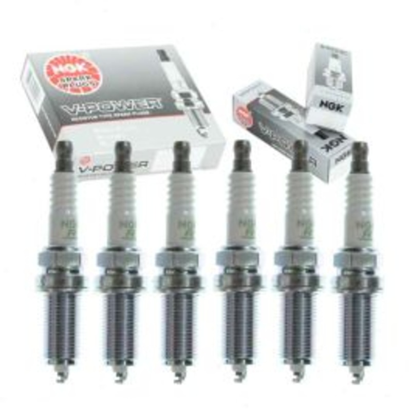 6 pc NGK V-Power Spark Plugs for 2007-2008 BMW 328xi 3.0L L6