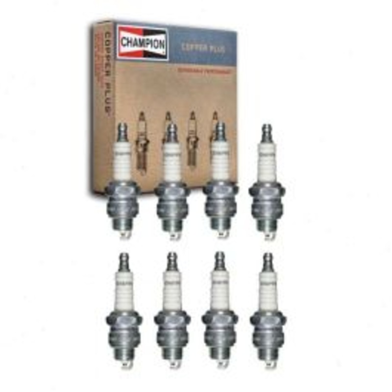 8 pc Champion Copper Plus Spark Plugs for 1967-1968 Chevrolet K10 Pickup 4.6L 5.0L V8