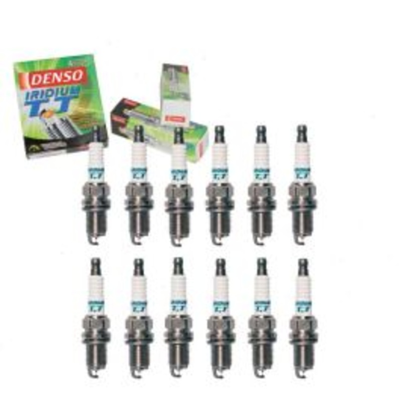 12 pc DENSO Iridium TT Spark Plugs for 2001-2005 Mercedes-Benz C320 3.2L V6