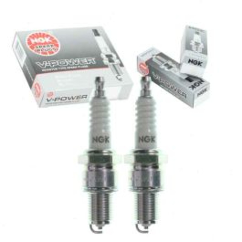 2 pc NGK V-Power 3432 BPR4EY Spark Plugs
