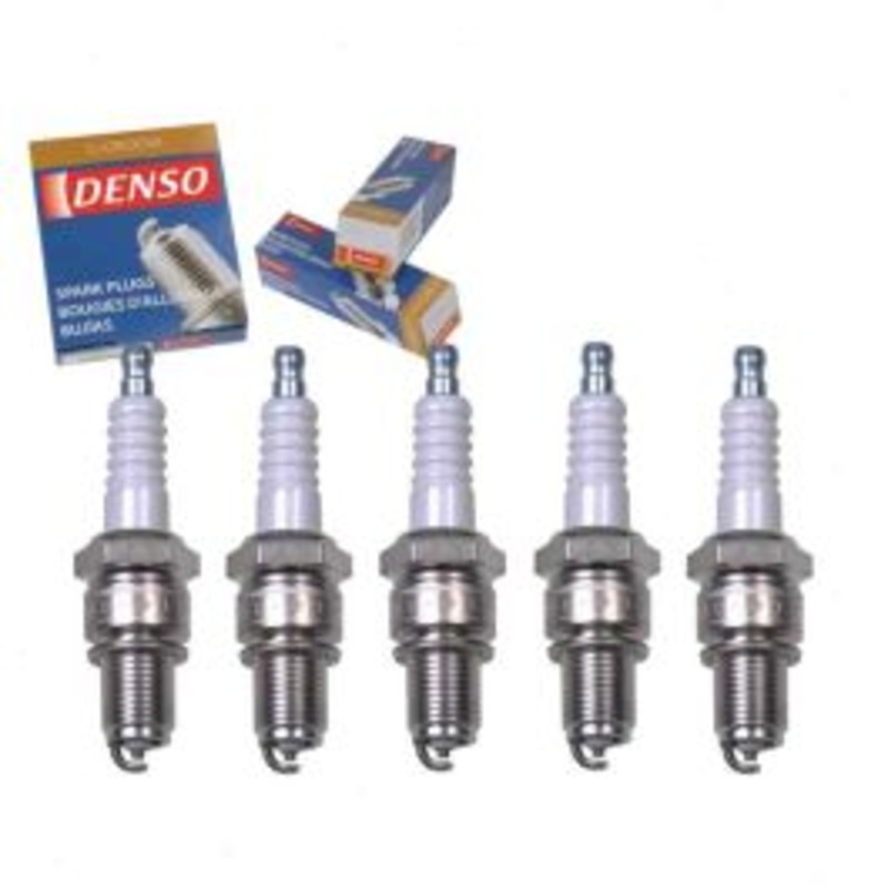 5 pc DENSO Standard U-Groove Spark Plugs for 1989-1991 Audi 200 Quattro 2.2L L5