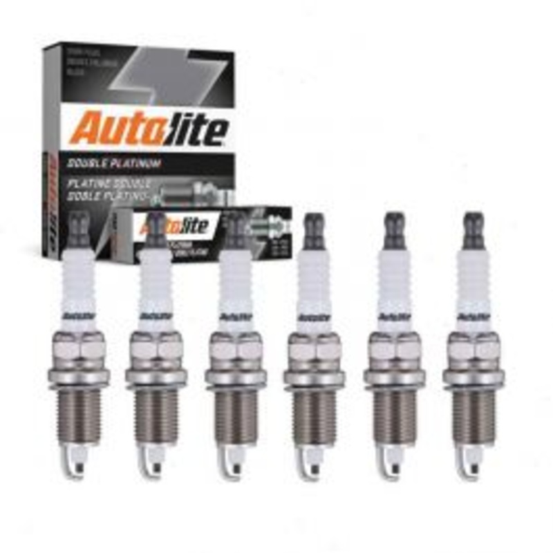 6 pc Autolite Double Platinum APP5405 Spark Plug