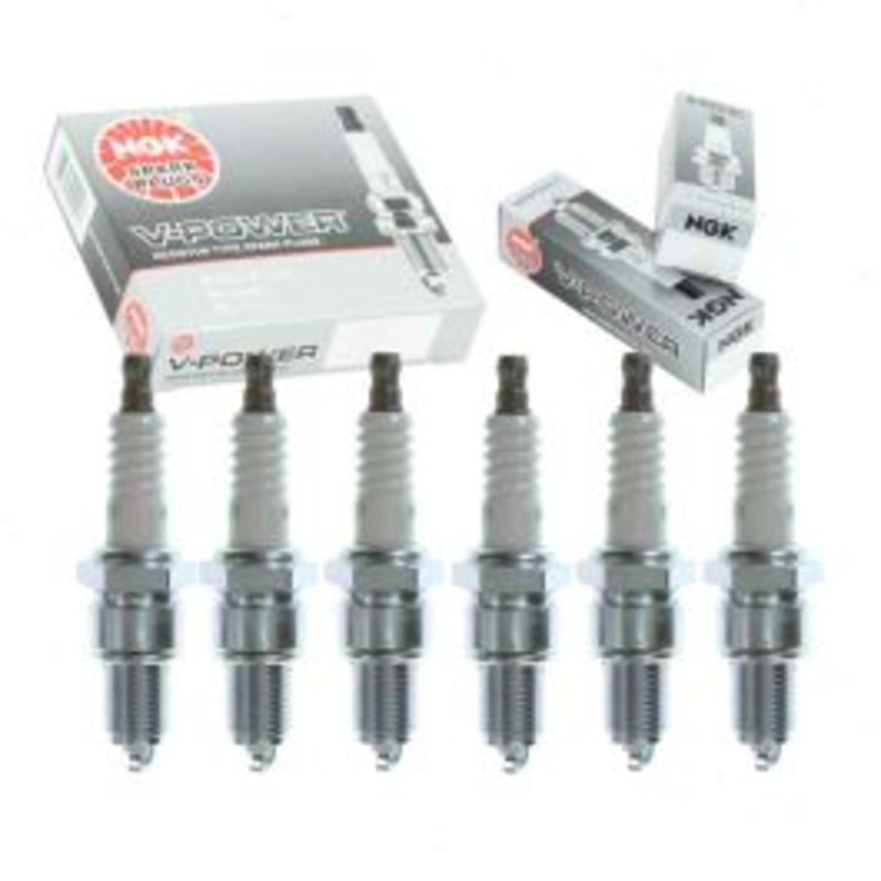 6 pc NGK V-Power Spark Plugs for 1979-1980 Nissan 280ZX 2.8L L6