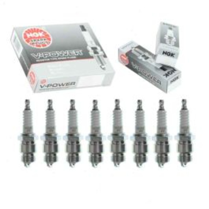 8 pc NGK V-Power Spark Plugs for 1963-1970 Ford Falcon 4.3L 4.7L 5.0L 5.8L V8