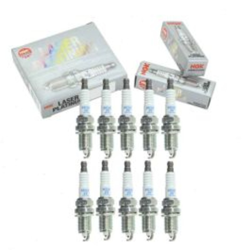 10 pc NGK Laser Platinum Spark Plugs for 1997-2003 Dodge Ram 2500 8.0L V10