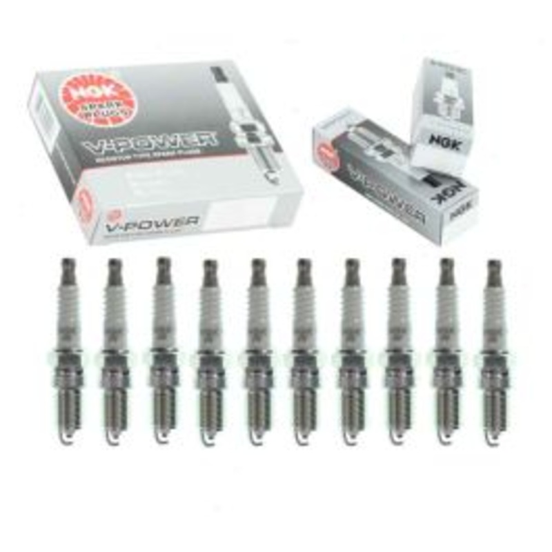10 pc NGK V-Power 3951 TR55 Spark Plugs