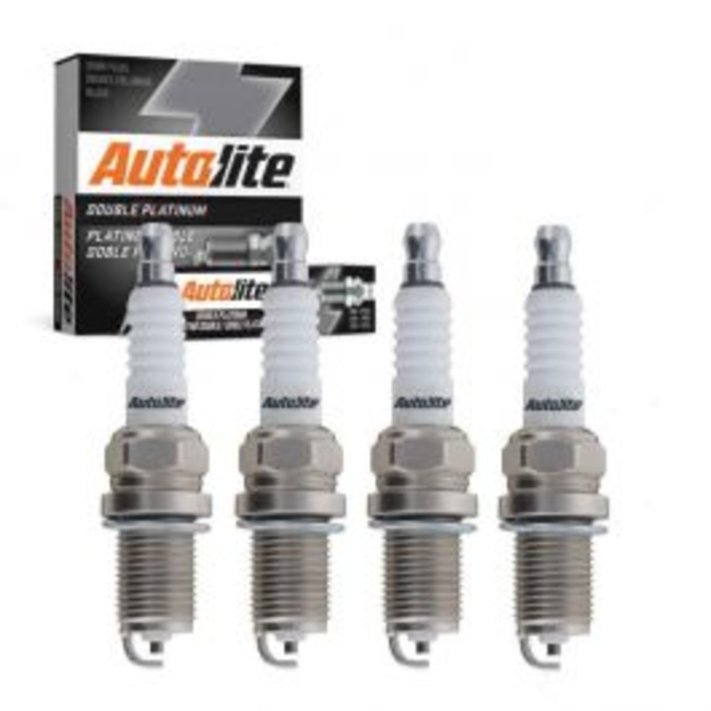 4 pc Autolite Double Platinum Spark Plug for 2013-2015 Audi A6 Quattro 2.0L