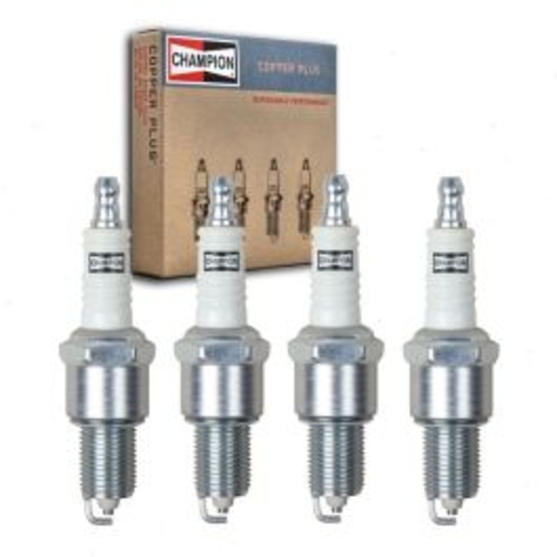4 pc Champion Copper Plus Spark Plugs for 1972 Toyota Mark II 2.0L L4