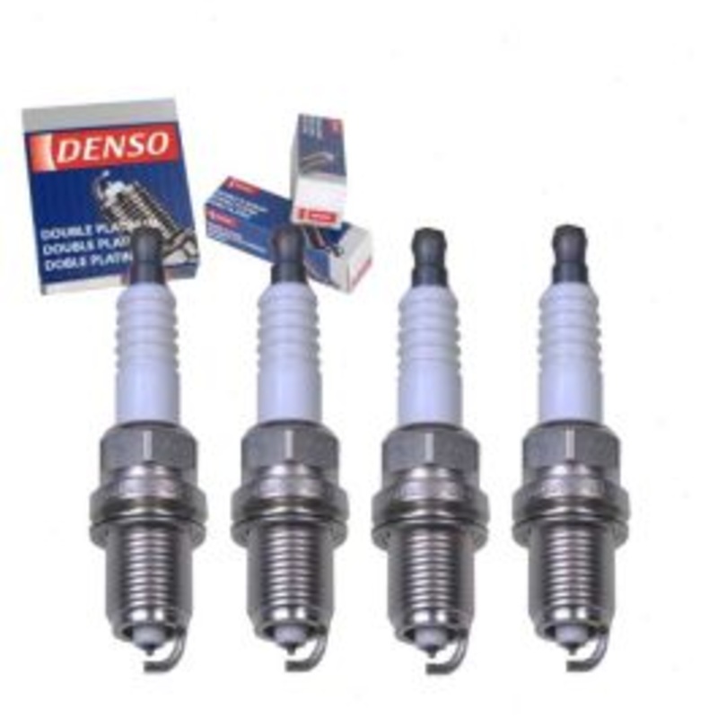 4 pc DENSO Double Platinum Spark Plugs for 2000-2009 Subaru Outback 2.5L H4