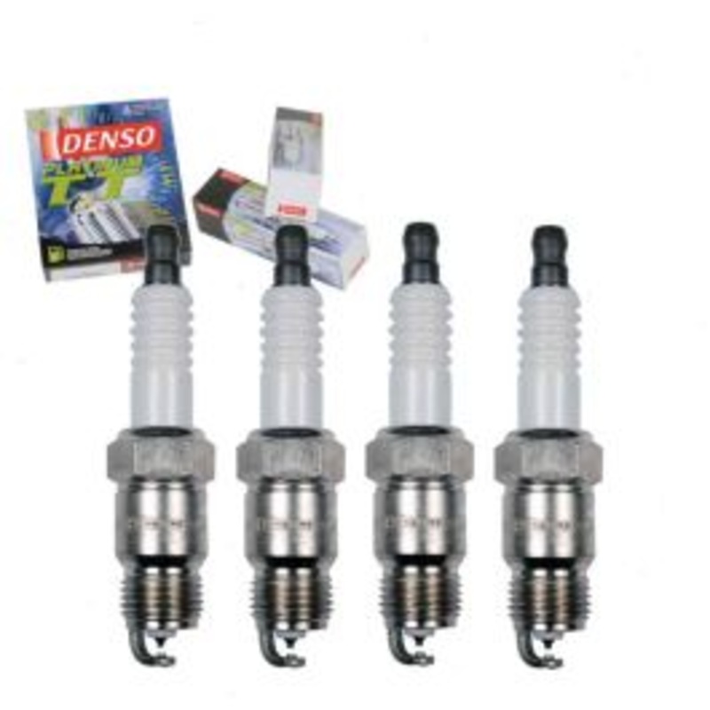 4 pc DENSO Platinum TT Spark Plugs for 1980-1983 Jeep CJ5 2.5L L4