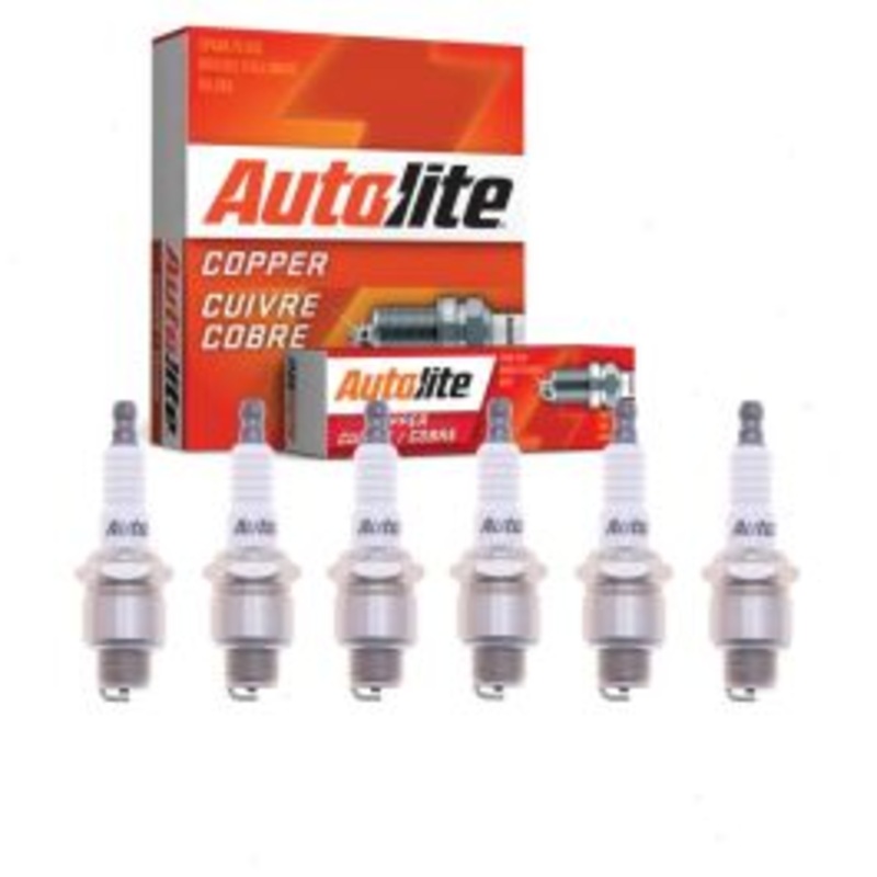 6 pc Autolite Copper Core Spark Plugs for 1961-1962 American Motors Deluxe
