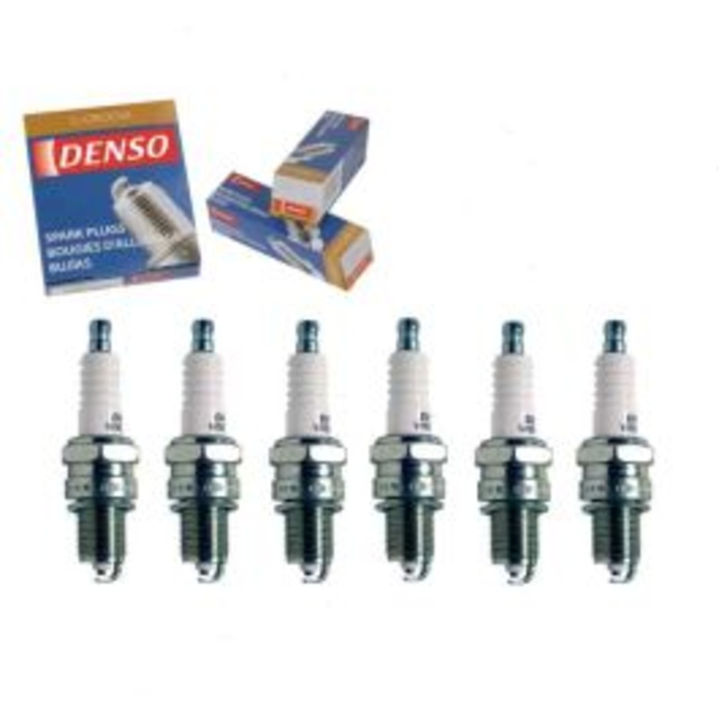 6 pc DENSO Standard U-Groove Spark Plugs for 1961-1966 Chevrolet P30 Series 3.8L 4.1L L6