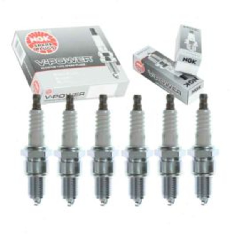 6 pc NGK V-Power Spark Plugs for 1992-1994 Plymouth Sundance 3.0L V6
