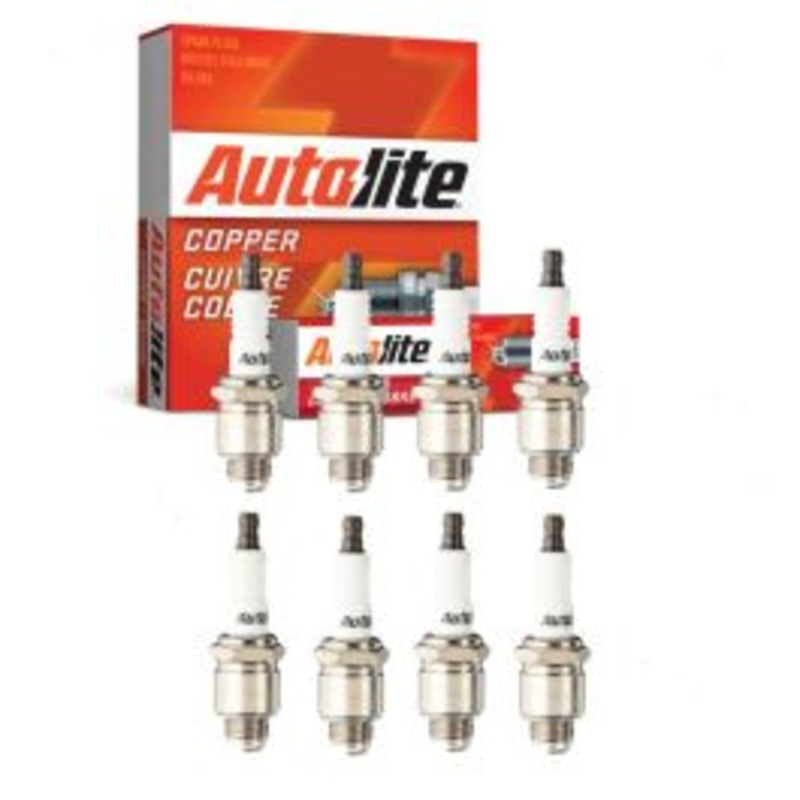 8 pc Autolite Copper Core Spark Plugs for 1957-1959 Dodge D300 Pickup 5.1L 5.2L V8