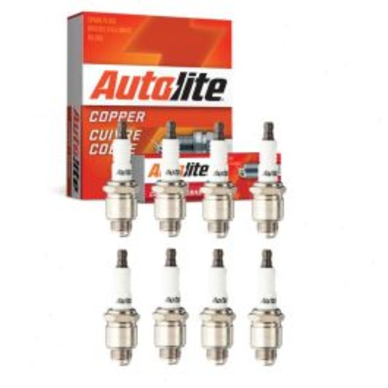 8 pc Autolite Copper Core Spark Plugs for 1967 GMC K25 K2500 Pickup 4.6L V8