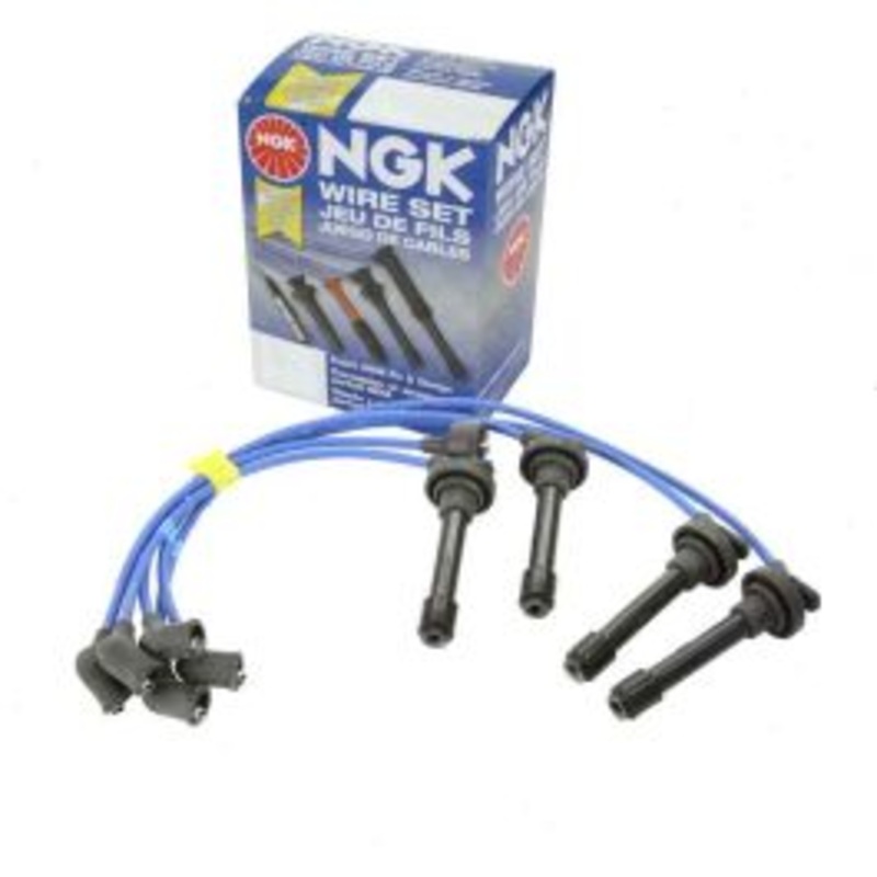 NGK Spark Plug Wire Set for 1992-1996 Honda Prelude 2.3L L4