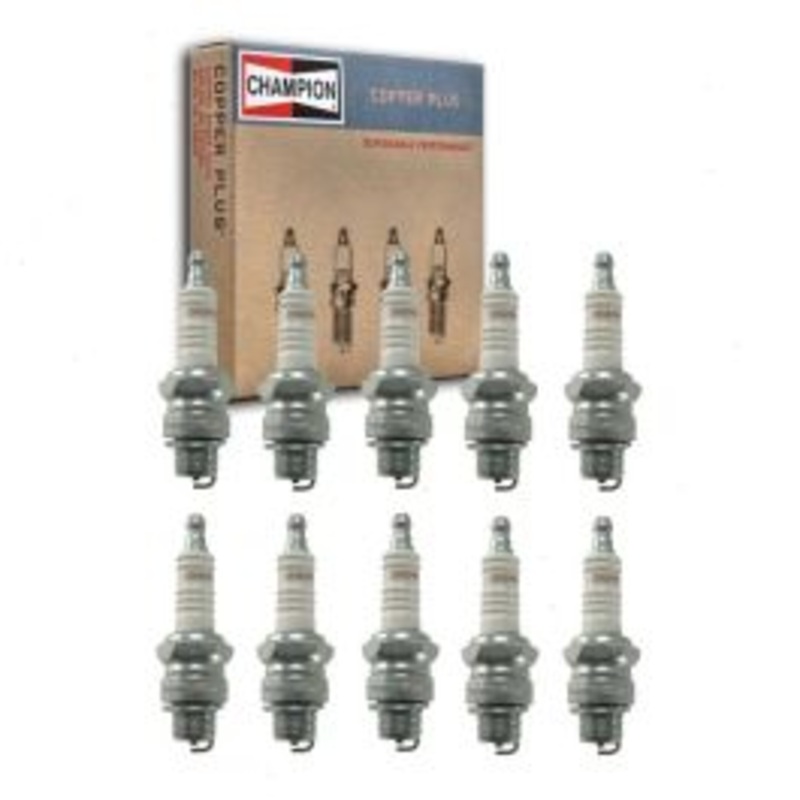 10 pc Champion Copper Plus 844-1 H10C Spark Plugs