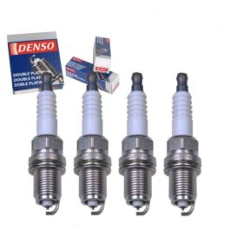 4 pc DENSO Double Platinum Spark Plugs for 1990-1992 Daihatsu Rocky 1.6L L4
