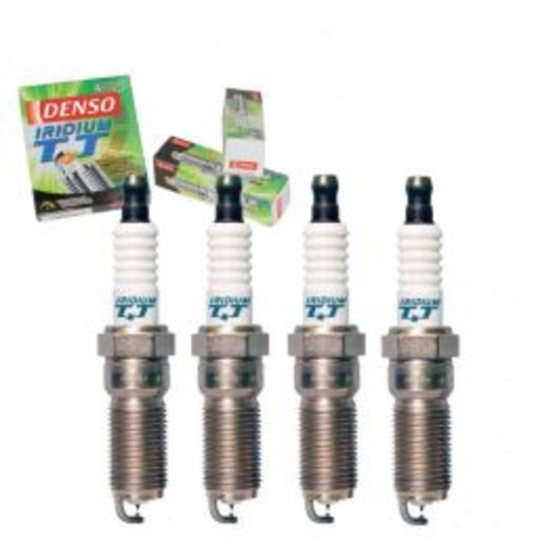 4 pc DENSO Iridium TT Spark Plugs for 2015-2016 Land Rover Discovery Sport 2.0L L4