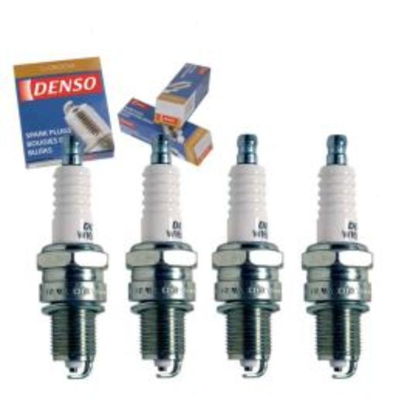 4 pc DENSO Standard U-Groove Spark Plugs for 1988 Dodge Grand Caravan 2.5L L4