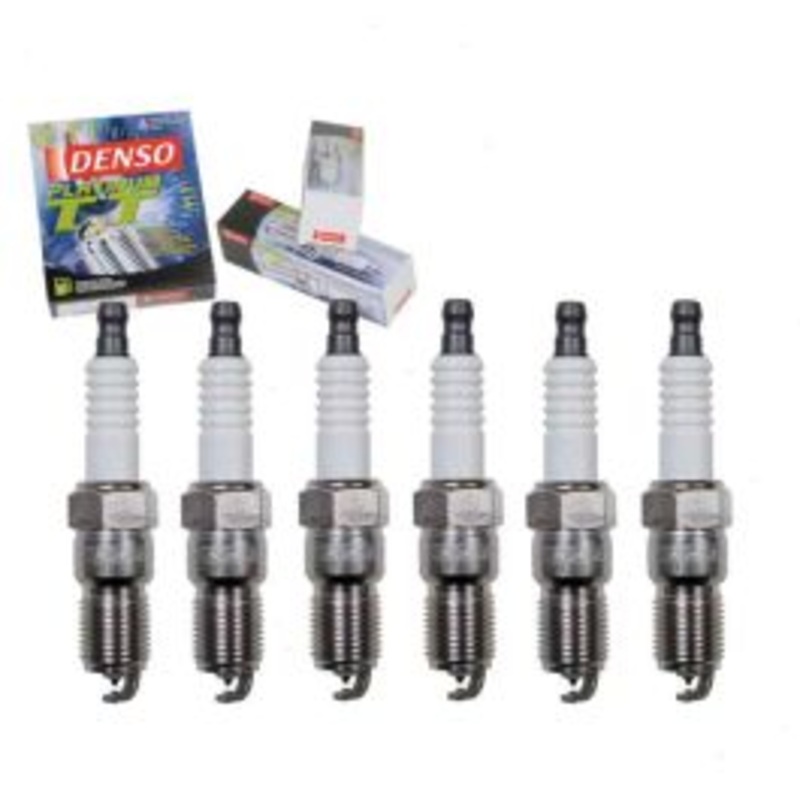 6 pc DENSO Platinum TT Spark Plugs for 1977-1981 Peugeot 604 2.7L 2.8L L6 V6