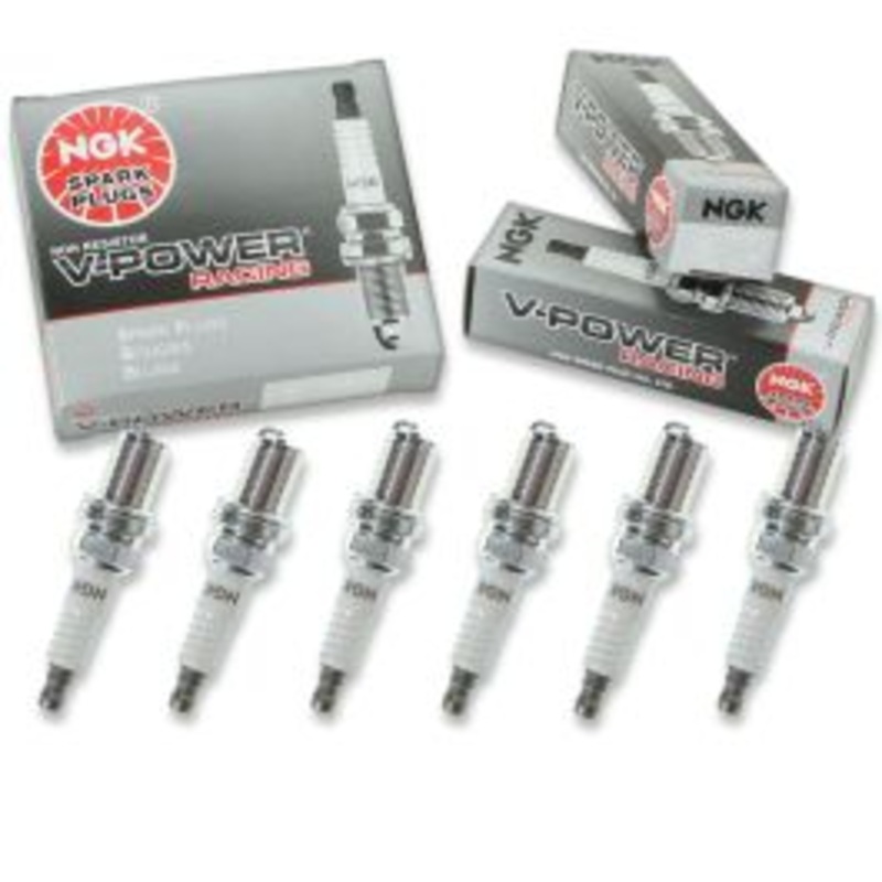 6 pc NGK V-Power Racing 6596 R5671A-11 Spark Plugs