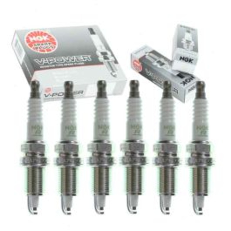 6 pc NGK V-Power Spark Plugs for 1988-1991 BMW 325iX 2.5L L6