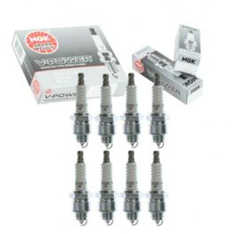 8 pc NGK V-Power Spark Plugs for 1955-1958 Plymouth Suburban 3.9L 4.3L 4.4L 4.5L 4.9L 5.7L V8