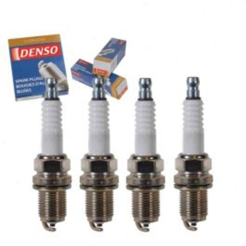 4 pc DENSO Standard U-Groove Spark Plugs for 1994-1996 Saab 900 2.3L L4