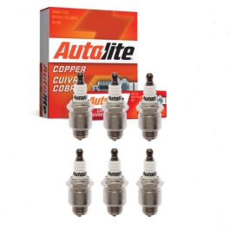 6 pc Autolite Copper Core 458 Spark Plugs
