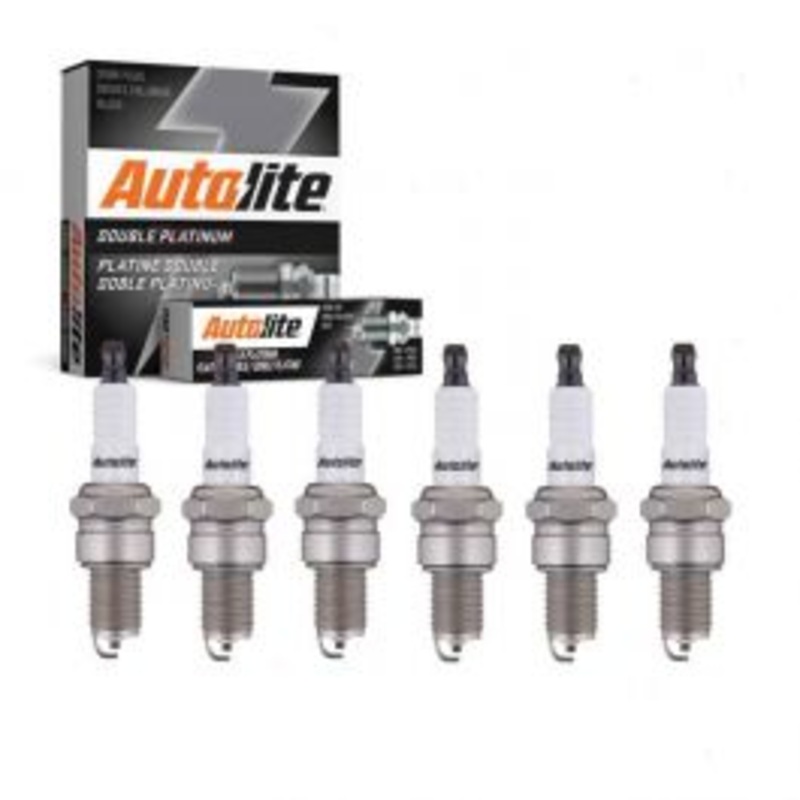 6 pc Autolite Double Platinum Spark Plug for 1974 Lancia Stratos