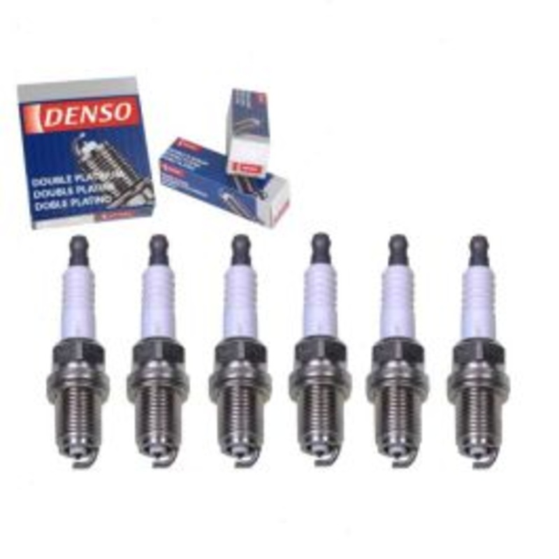 6 pc DENSO Double Platinum Spark Plugs for 1992-1996 Jaguar XJS 4.0L L6