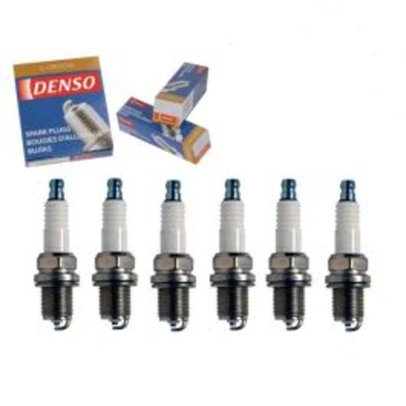 6 pc DENSO Standard U-Groove Spark Plugs for 1987-1989 Jaguar XJ6 3.6L L6