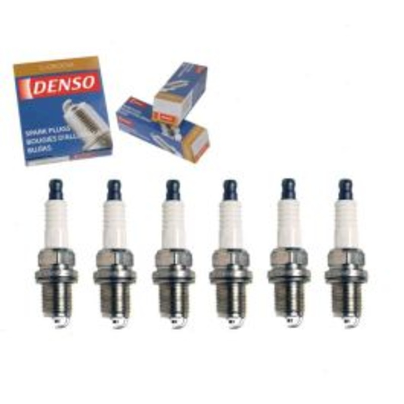 6 pc DENSO Standard U-Groove Spark Plugs for 1997-2004 Mitsubishi Diamante 3.5L V6