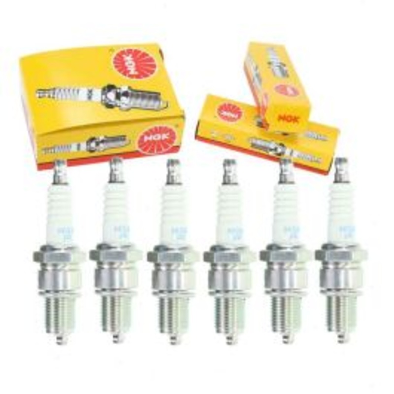 6 pc NGK Standard Spark Plugs for 1962-1966 Jaguar Mark X 3.8L 4.2L L6