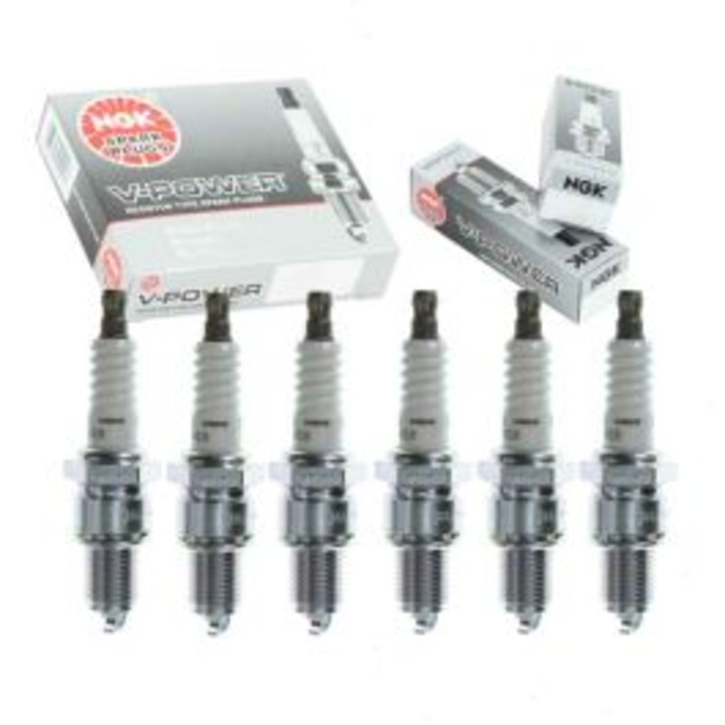 6 pc NGK V-Power Spark Plugs for 1964-1965 GMC 1000 Series 3.8L L6