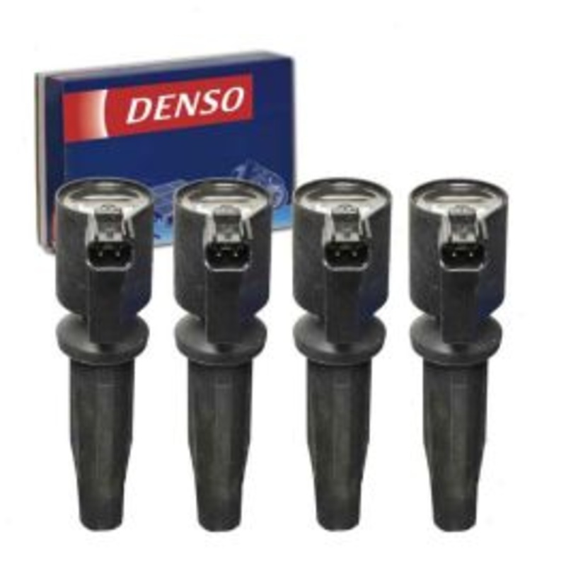 4 pc DENSO Direct Ignition Coils for 2004-2005 Mazda 3 2.0L 2.3L L4