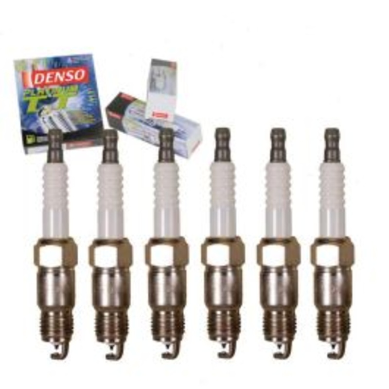 6 pc DENSO Platinum TT Spark Plugs for 1985 Chevrolet C20 4.3L V6