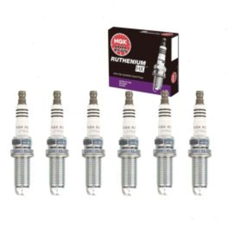 6 pc NGK Ruthenium HX Spark Plugs for 2009-2010 BMW 528i xDrive 3.0L L6