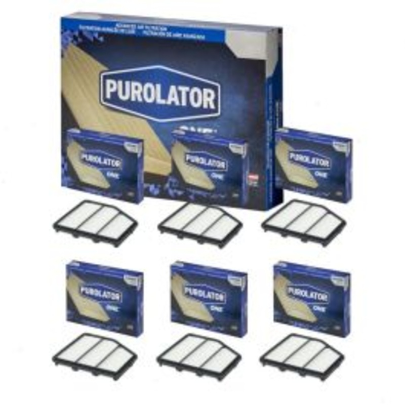 6 pc Purolator ONE A31489 Air Filters