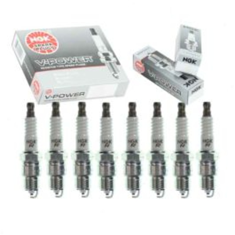 8 pc NGK V-Power Spark Plugs for 1971-1977 Pontiac Ventura 5.0L 5.7L V8