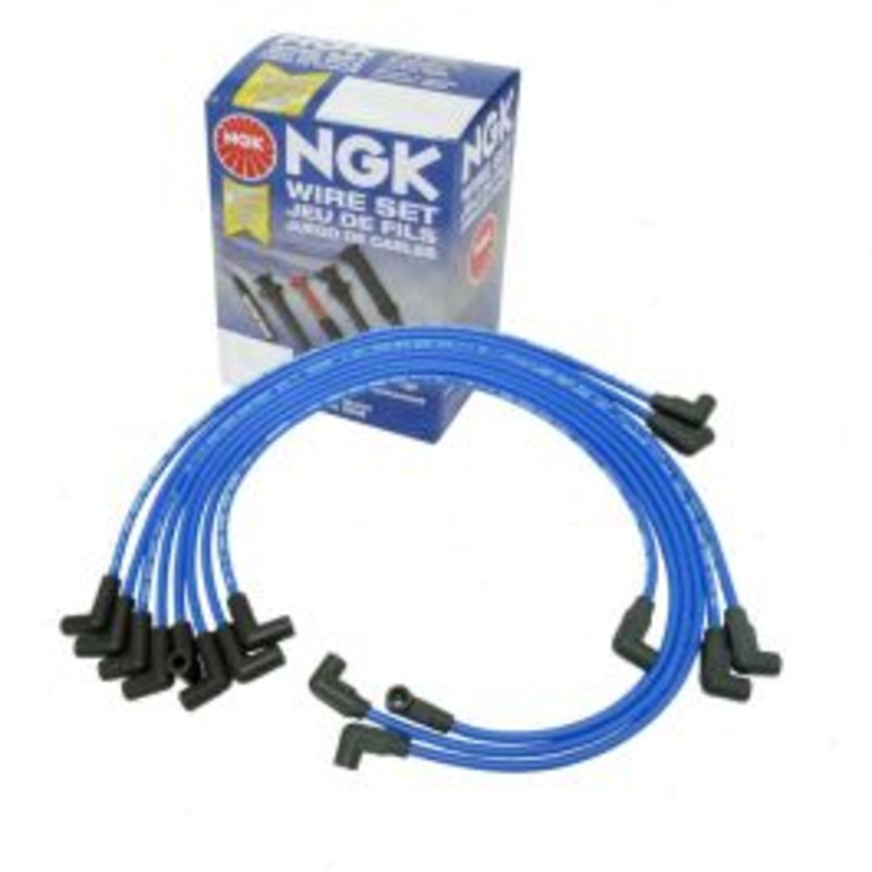 NGK Spark Plug Wire Set for 1987-1991 GMC V2500 Suburban 5.7L V8
