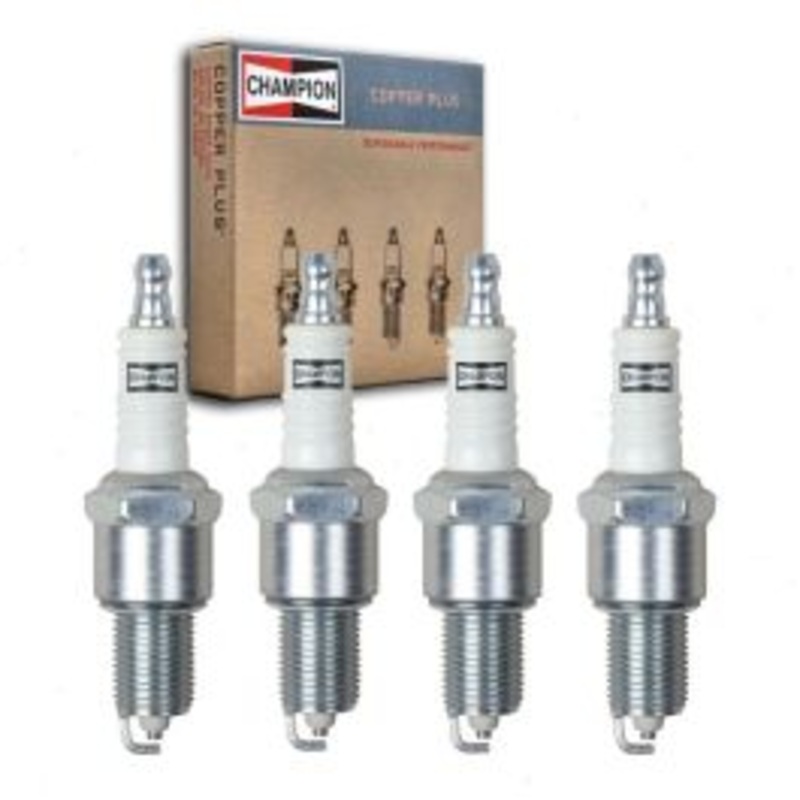 4 pc Champion Copper Plus Spark Plugs for 1980 Volkswagen Rabbit Pickup 1.5L 1.6L L4